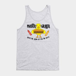 Master Griller Chick Funny Barbecue Design Tank Top